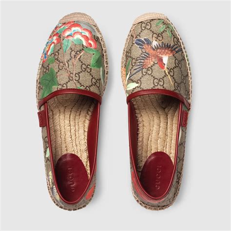 gucci espadrille sneaker|Gucci espadrille flat sale.